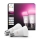 Sada 2x stmievateľných LED žiaroviek Philips Hue WHITE AND COLOR AMBIANCE E27/6W/230V 1000-20000K