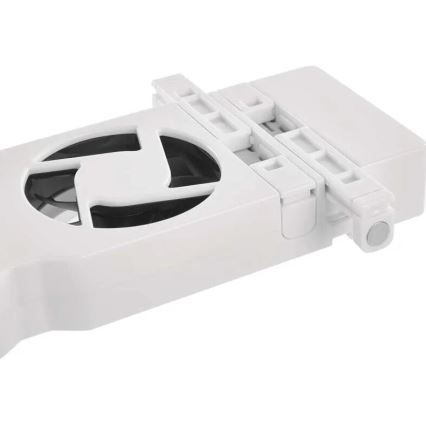 SADA 2x Ventilátor pod kúrenie 5/230V biela