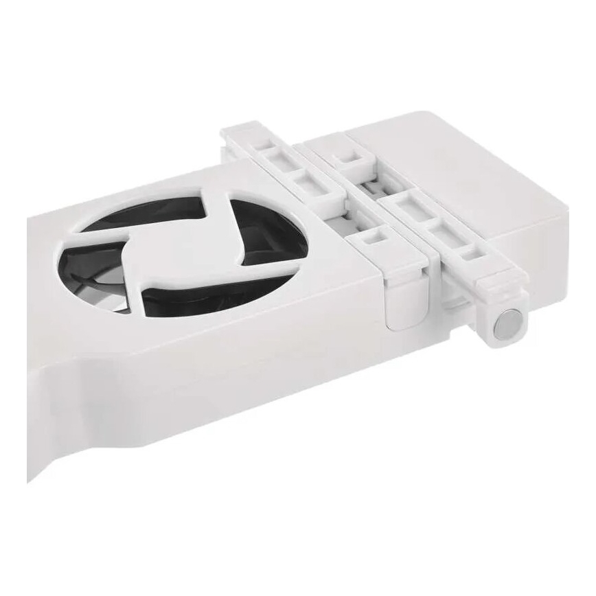 SADA 2x Ventilátor pod kúrenie 5/230V biela