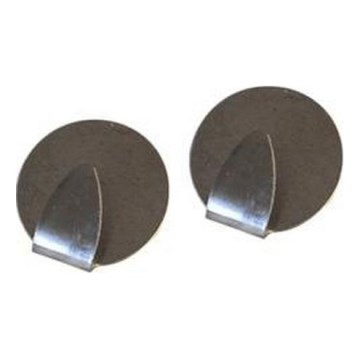 SADA 2× nástenných háčikov TORO, matný chróm