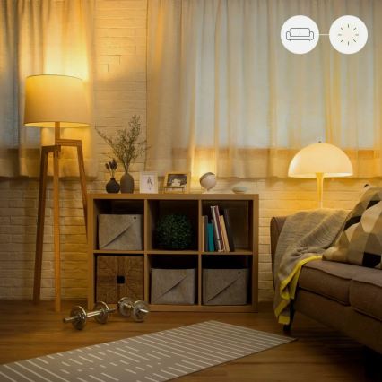 Sada 2× stmievateľných LED žiaroviek A60 E27/9W/230V 2700K Wi-Fi + diaľkové ovládanie - WiZ