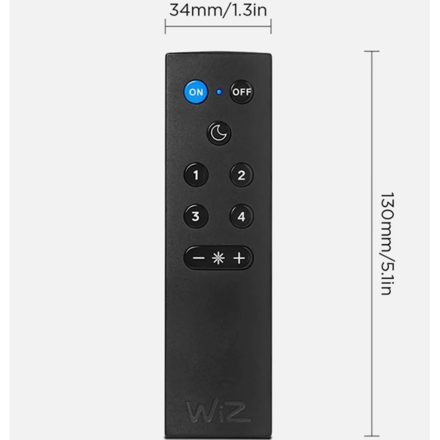 Sada 2× stmievateľných LED žiaroviek A60 E27/9W/230V 2700K Wi-Fi + diaľkové ovládanie - WiZ