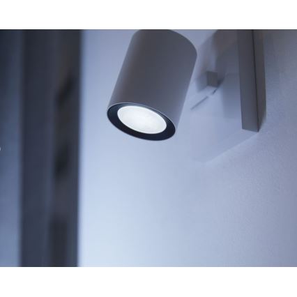 SADA 2× stmievateľných LED žiaroviek Philips Hue WHITE AMBIANCE GU10/4,2W/230V 2200-6500K + stmievač