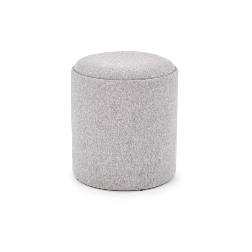 SADA 2× taburetov AVIKO priemer 38/45 cm sivá/béžová