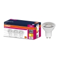 SADA 3 ks LED reflektorových žiaroviek PAR16 GU10, 6,9 W, 230 V, 2700 K, 60° - Osram