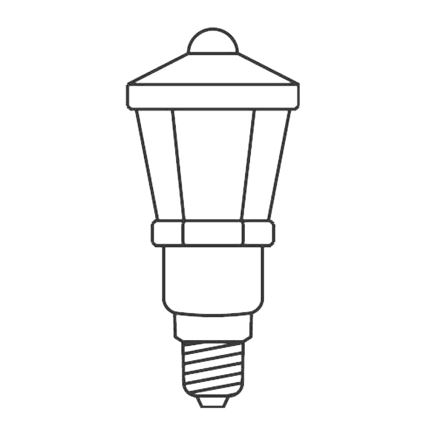 SADA 3 x Náhradná žiarovka LANTERN E10/20V/0,1A farebná Vyrobené v Európe