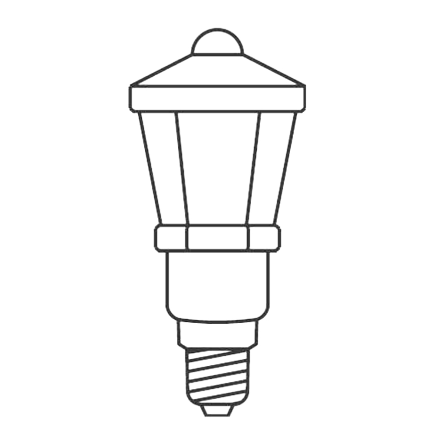 SADA 3 x Náhradná žiarovka LANTERN E10/20V/0,1A farebná Vyrobené v Európe
