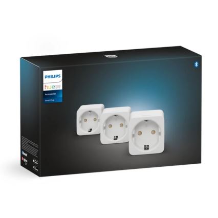 SADA 3x Inteligentná zásuvka Philips Hue Smart plug EU SCHUKO