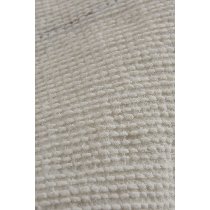 SADA 3x Kúpeľňová predložka ORKIDE 60/60/100 cm béžová