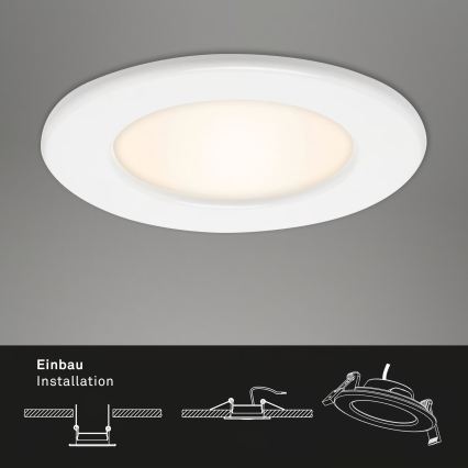 SADA 3x LED kúpeľňových zapustených svietidiel LED/6W/230V 3000K IP44 biela