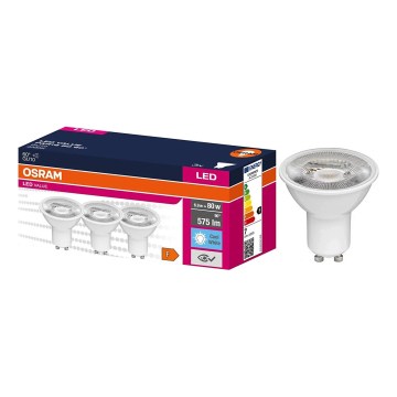 SADA 3x LED reflektorových žiaroviek PAR16 GU10/6,9W/230V 4000K 60° - Osram