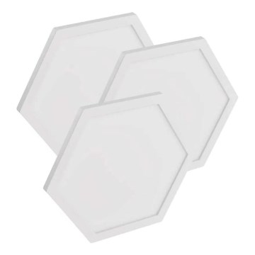 SADA 3x LED RGBIC+CCT Stmievateľný panel - rozšírenie LED/1,8W/230V Wi-Fi Tuya