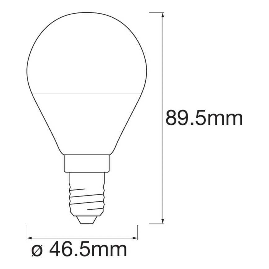 SADA 3x LED RGBW Stmievateľná žiarovka SMART+ E14/5W/230V 2700K-6500K Wi-Fi - Ledvance
