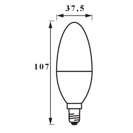 SADA 3x LED Stmievateľná žiarovka SMART+ E14/5W/230V 2700K Wi-Fi - Ledvance