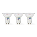 SADA 3x LED žiaroviek GU10/4,5W/230V 2700K
