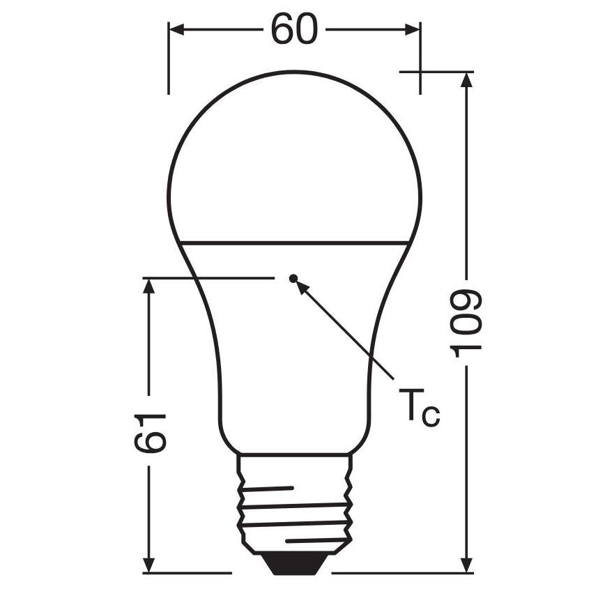 SADA 3x LED Žiarovka A60 E27/10W/230V 4000K