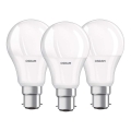 SADA 3x LED Žiarovka B22d/8,5W/230V 4000K - Osram