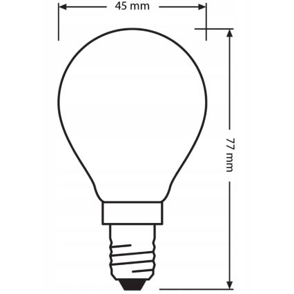 SADA 3x LED žiarovka BASE CLASSIC FILAMENT E14/5,9W/230V 4000K - Osram