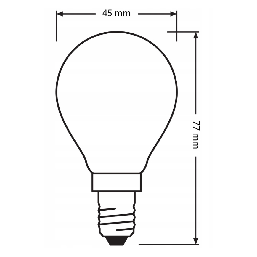 SADA 3x LED žiarovka BASE CLASSIC FILAMENT E14/5,9W/230V 4000K - Osram