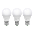 SADA 3x LED Žiarovka ECOLINE A60 E27/10W/230V 4000K - Brilagi