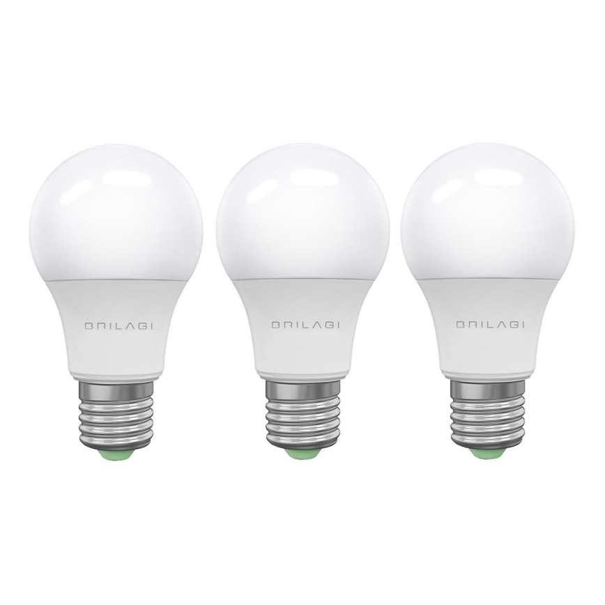 SADA 3x LED Žiarovka ECOLINE A60 E27/15W/230V 4000K - Brilagi