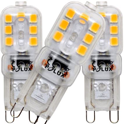 SADA 3x LED Žiarovka G9/2,5W/230V 3000K