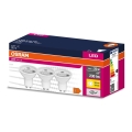 SADA 3x LED Žiarovka PAR16 GU10/2,8W/230V 2700K 120° - Osram