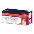 SADA 3x LED Žiarovka PAR16 GU10/4,5W/230V 2700K - Osram