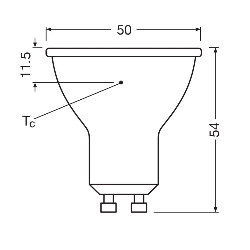SADA 3x LED Žiarovka PAR16 GU10/6,9W/230V 6500K - Osram