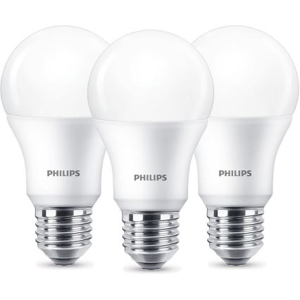 SET 3x 3x LED Žiarovka Philips A60 E14/5,5W/230V