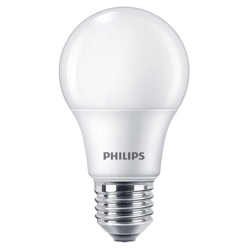 SADA 3x LED Žiarovka Philips A60 E27/8W/230V 4000K