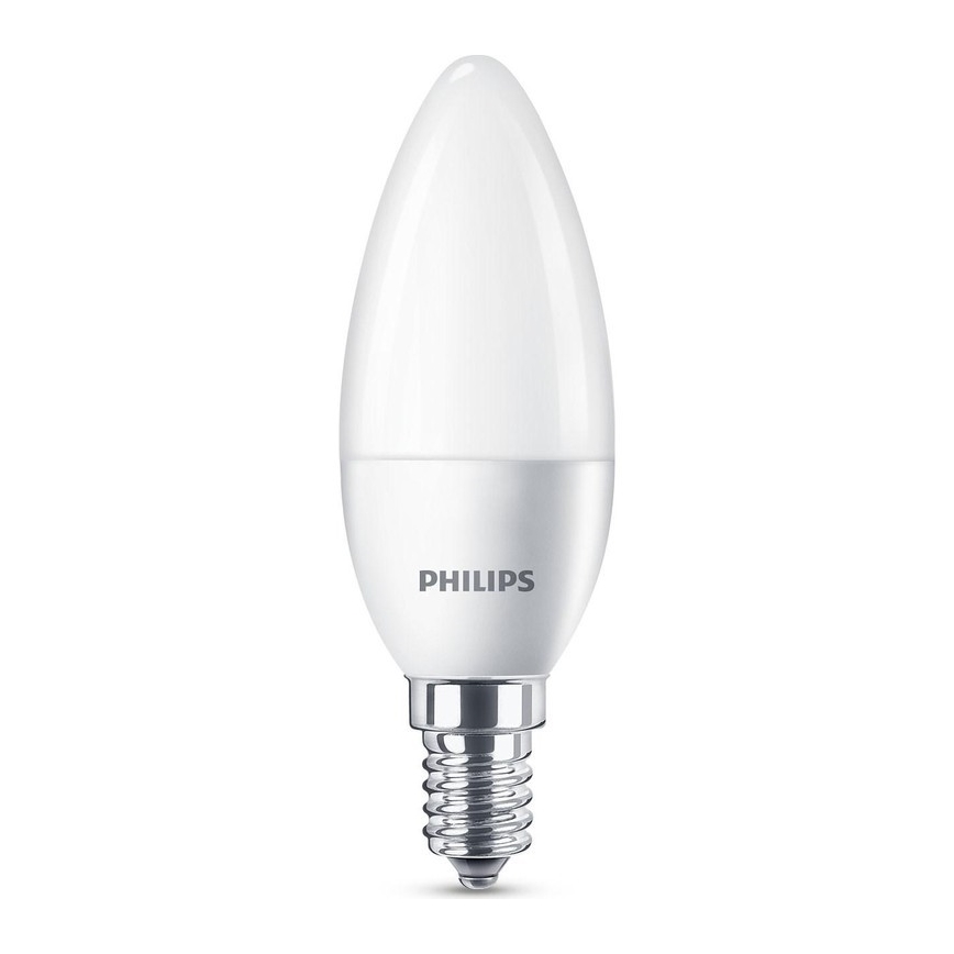 SADA 3x LED Žiarovka Philips B35 E14/5,5W/230V 2700K