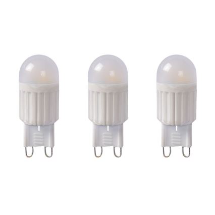 SADA 3x Stmievateľná LED žiarovka G9/3W/230V 3000K - Lucide 50461/13/60