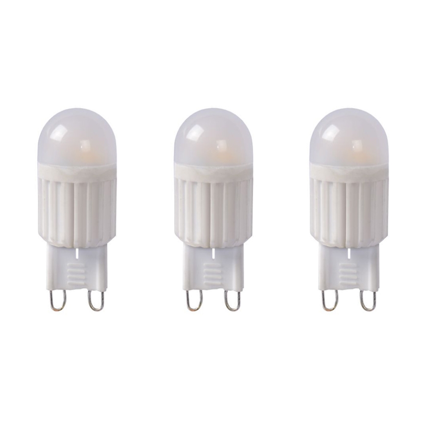 SADA 3x Stmievateľná LED žiarovka G9/3W/230V - Lucide 50461/13/60