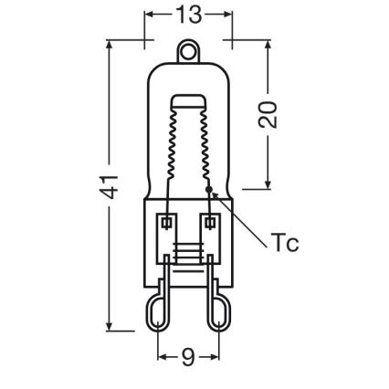 SADA 3x žiaroviek do rúry HALOPIN G9/25W/230V 2700K - Osram