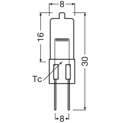 Sada 3x žiaroviek do rúry HALOSTAR G4/10W/12V 2700K - Osram