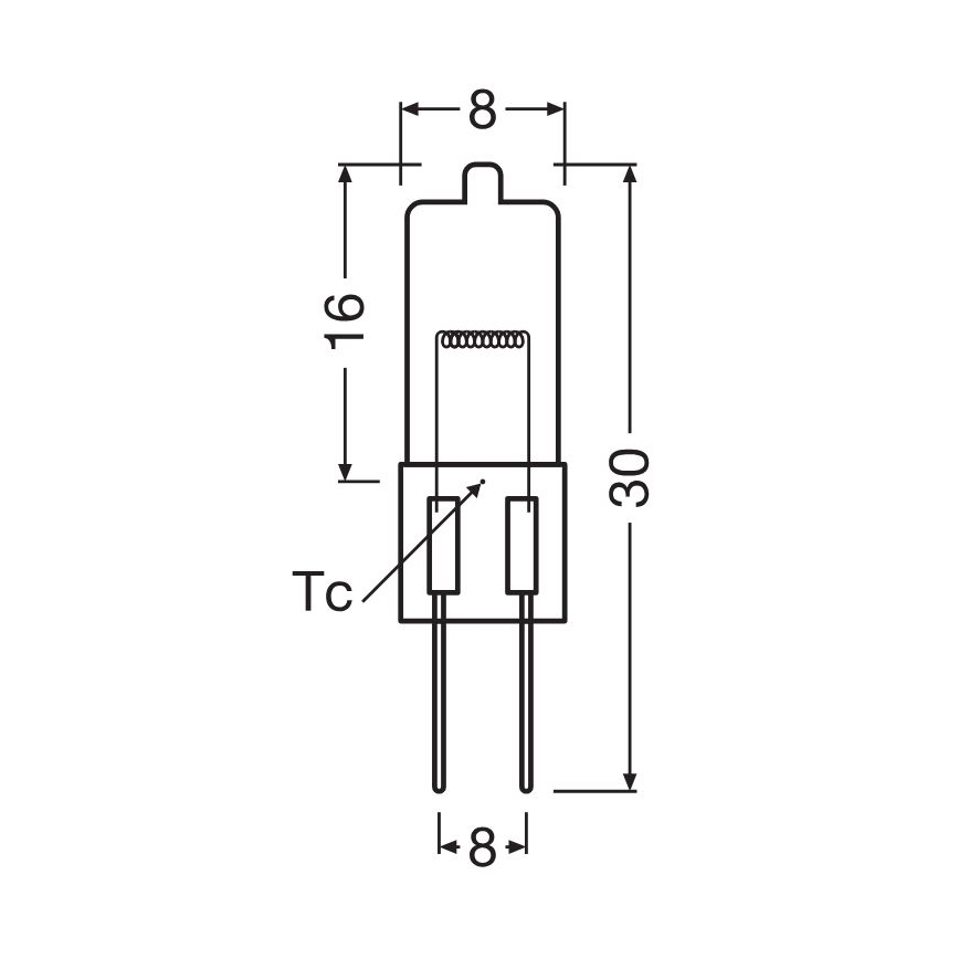 Sada 3x žiaroviek do rúry HALOSTAR G4/10W/12V 2700K - Osram