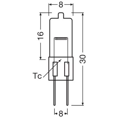 SADA 3x Žiarovka do rúry HALOSTAR G4/20W/12V 2700K - Osram