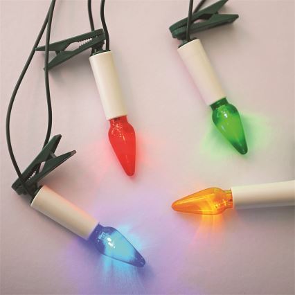 SADA 4 x Náhradná žiarovka FELICIA E10/14V/0,1A farebná Vyrobené v Európe