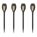 SADA 4x LED Solárna lampa 4xLED/3,6V 1xAAA IP44 100 mAh