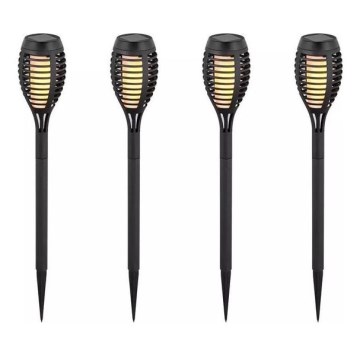 SADA 4x LED Solárna lampa 4xLED/3,6V 1xAAA IP44