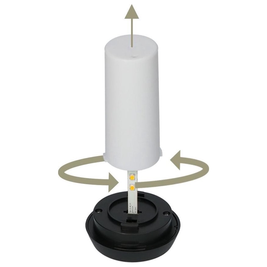 SADA 4x LED Solárna lampa 4xLED/3,6V IP44
