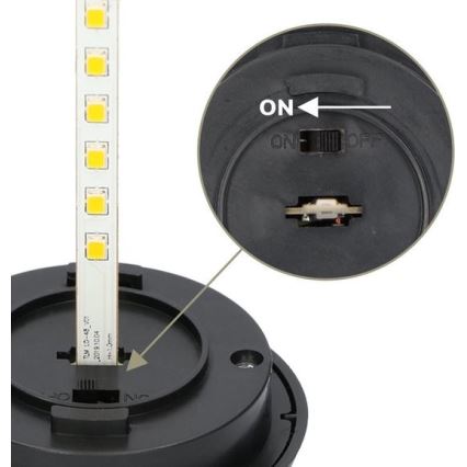 SADA 4x LED Solárna lampa 4xLED/3,6V IP44