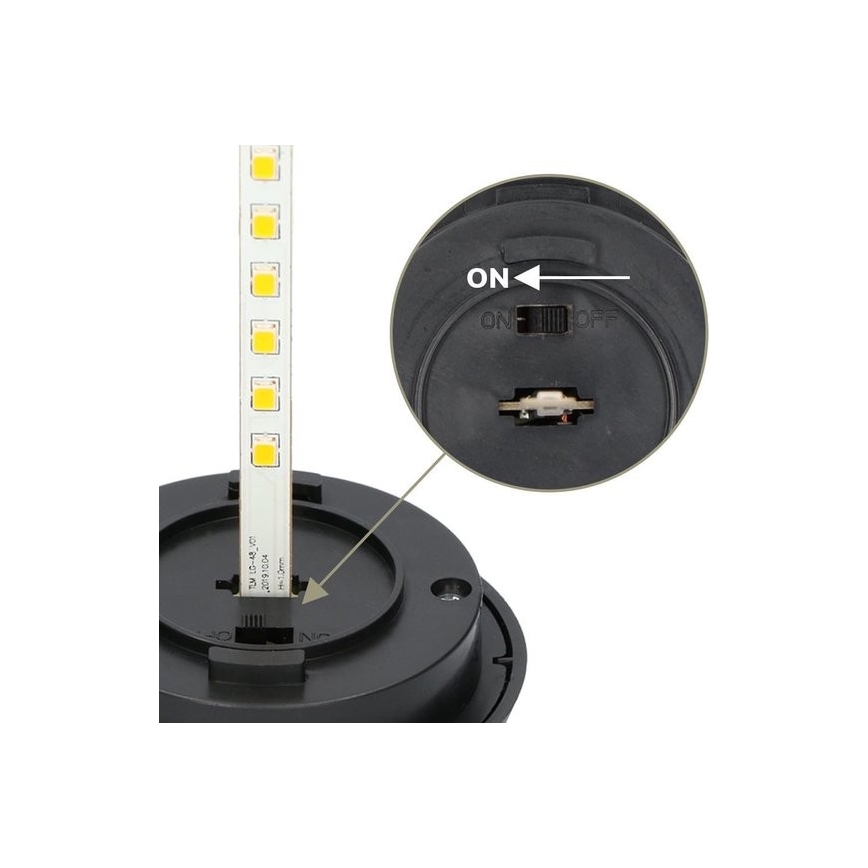 SADA 4x LED Solárna lampa 4xLED/3,6V IP44