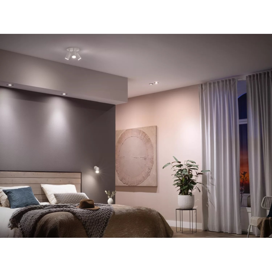 SADA 4x LED Stmievateľná žiarovka Philips Hue WHITE AMBIANCE GU10/4,2W/230V 2200-6500K