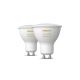 SADA 4x LED Stmievateľná žiarovka Philips Hue WHITE AMBIANCE GU10/5W/230V 2200-6500K