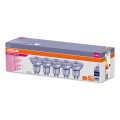 SADA 5x LED Stmievateľná žiarovka PAR16 GU10/4,5W/230V 4000K 36° - Osram