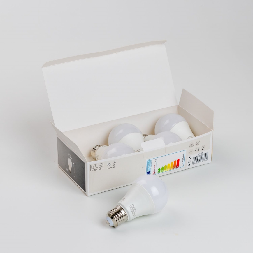SADA 5x LED Žiarovka A60 E27/9W/230V 2700K - Paulmann 28780