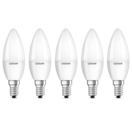 SADA 5x LED Žiarovka BASE B40 E14/4,9W/230V 2700K - Osram