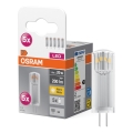Sada 5× LED žiaroviek PIN G4/1,8 W/12 V 2700 K - Osram